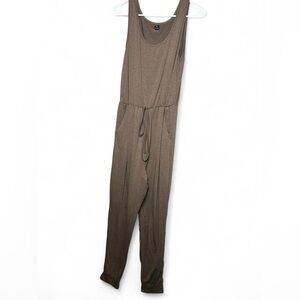 Brown Minimalist Jumpsuit